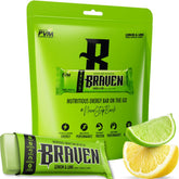 BRAVEN Braven Bar Lemon Lime pack of 10 for on-the-go energy