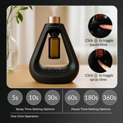 Brightscape Waterless Diffuser USB-C charging for quick, convenient power.