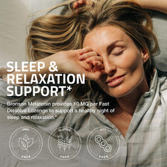 Bronson Melatonin heritage branding highlighting long-standing sleep aid tradition