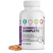 Bronson ONE Daily 50+ bottle front promotes daily wellness