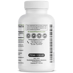 Bronson Rhodiola Rosea packaging emphasizes quality and safety from a trusted New York facility.