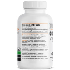 Bronson Sodium Ascorbate 1000 mg bottle label showing non-GMO vitamin C