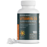 Bronson Vitamin D3 10,000 IU bottle for daily immune and muscle support.