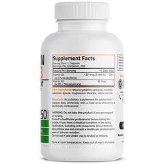 Bronson Vitamin K2 D3 capsules close-up, ideal for routine supplementation.
