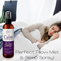 Brookethorne Naturals Calm Linen Spray bottle ready to refresh fabrics