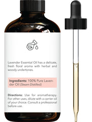 Brooklyn Botany Lavender Oil with dropper enables precise dosing for diffusers
