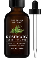 Brooklyn Botany Rosemary oil bottle for pure, vibrant aroma in your diffuser.