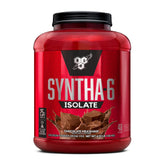 BSN SYNTHA-6 ISOLATE chocolate milkshake bottle, rich protein for daily recovery.