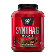 BSN SYNTHA-6 ISOLATE chocolate milkshake bottle, rich protein for daily recovery.