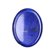 BTMDECOR lapis lazuli worry stone front view for calm focus.