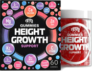 BTQ Biotequelab height growth gummies bottle for convenient daily use and growth support.