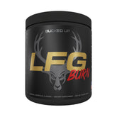 Bucked Up LFG Pre Workout Berry tub front view for energized training.