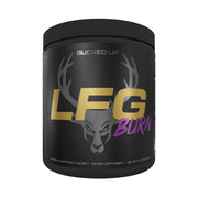 Bucked Up LFG pre-workout tub in Razzle Dazzle flavor fuels energy and focus.