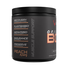 Bucked Up Original BCAA tub with purity and non-GMO claim
