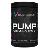 Bucked Up Pump-ocalypse Miami bottle pour highlighting nitric oxide support for workouts