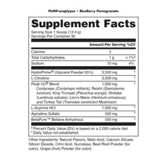 Bucked Up Pump-ocalypse scoop-dispensing close-up suggests simple dosing and prep