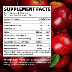 BucolicoBuy Keto ACV Gummies label closeup shows B6 and B12 support for energy.