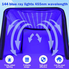 BUIFAC three-sided lighting system for uniform illumination and comfort.
