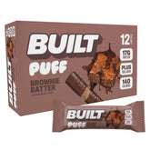 Built Bar Brownie Batter Puff packaging for convenient on-the-go protein.