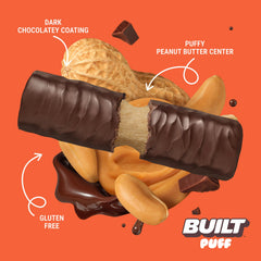 Built Bar Puff on-the-go snack in hand for busy day.