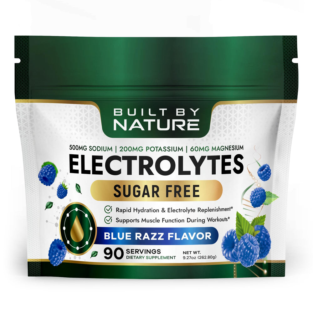 Built by Nature Electrolytes bottle delivers sugar-free hydration for workouts