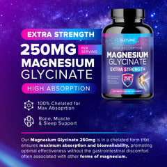 Built By Nature Magnesium Glycinate label detail highlighting vegan and gluten-free quality.