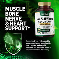 Built By Nature Magnesium Glycinate bottle being poured for daily use.