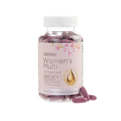 Built by Nature women's multivitamin bottle for daily wellness.