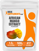 BulkSupplements African Mango Extract powder packaging ready for daily wellness support.