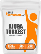 BulkSupplements Ajuga Turkest Extract powder bottle for daily wellness