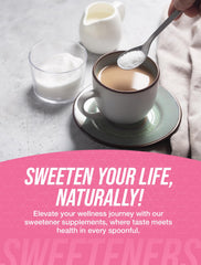 BulkSupplements Aspartame powder bowl, versatile sweetener for beverages and desserts.