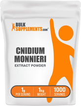 BulkSupplements Cnidium Fruit Extract Powder bottle ready for daily use