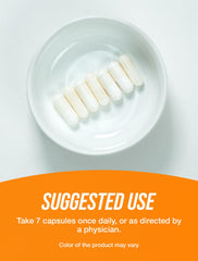 BulkSupplements D-Ribose capsules dosage visual for easy serving customization.