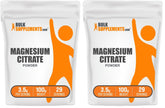 BulkSupplements Magnesium Citrate Powder bottle for easy daily magnesium intake.