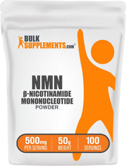 BulkSupplements NMN powder for NAD support and energy metabolism