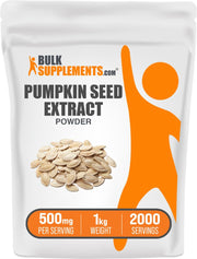 BulkSupplements pumpkin seed extract powder packaging ready for daily use