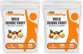BulkSupplements Wild Jujube Extract packaging shows gluten-free herbal supplement for daily use
