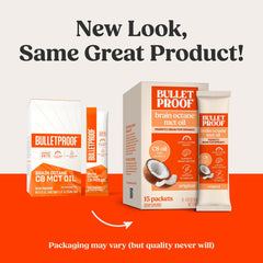 Bulletproof Brain Octane packets individually arranged for on-the-go energy
