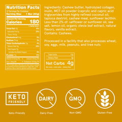 Bulletproof Lemon Cookie Bars texture closeup highlights creamy cashew butter and a light crunch.