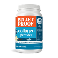 Bulletproof Vanilla Collagen packaging showing value-sized container for daily protein