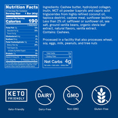 Bulletproof Vanilla Shortbread Bar, on-the-go box; protein fueling between meals and cravings.