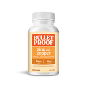 Bulletproof Zinc with Copper bottle front view for daily wellness routine