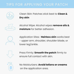 BumpGlow night-use patch applied before sleep for quieter nights.