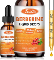 Bunkka Berberine Drops bottle for daily use and convenient wellness