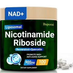 Buporai Nicotinamide Riboside bottle front for daily energy support.