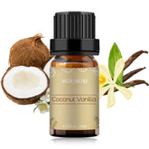 BURIBURI Coconut Vanilla essential oil in amber bottle for diffusers