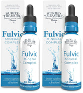 Buried Treasure Fulvic Mineral Drops bottle for daily hydration and mineral balance