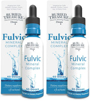 Buried Treasure Fulvic Mineral Drops bottle for daily hydration and mineral balance