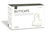 Butycaps Tributyrin sachet packaging for convenient daily gut support.