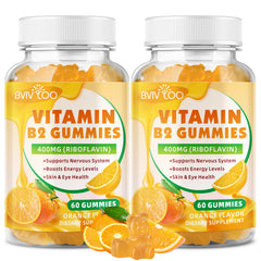 BVIVLOO 2-pack bottle front for convenient daily riboflavin support.